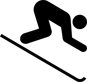 300x285 Skiing Clipart Fall
