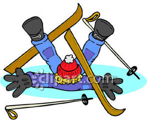 300x241 Skiing Clip Art