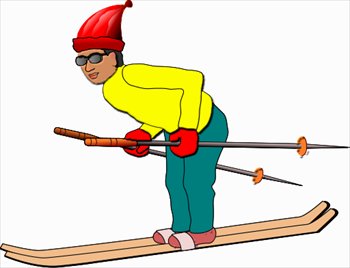 350x268 Free Skiing Clipart