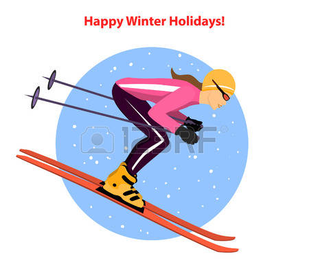 450x407 Skiing Clipart Physical Activity