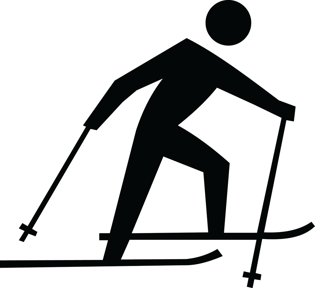 1024x937 Download Skiing Clipart Clipartmonk
