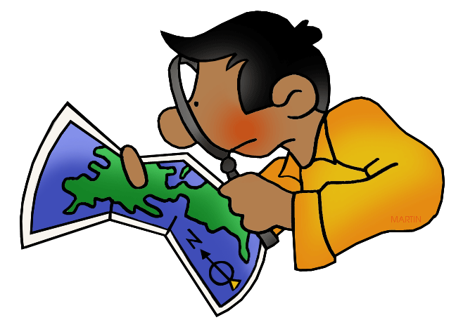 648x466 Map Clipart Map Skill