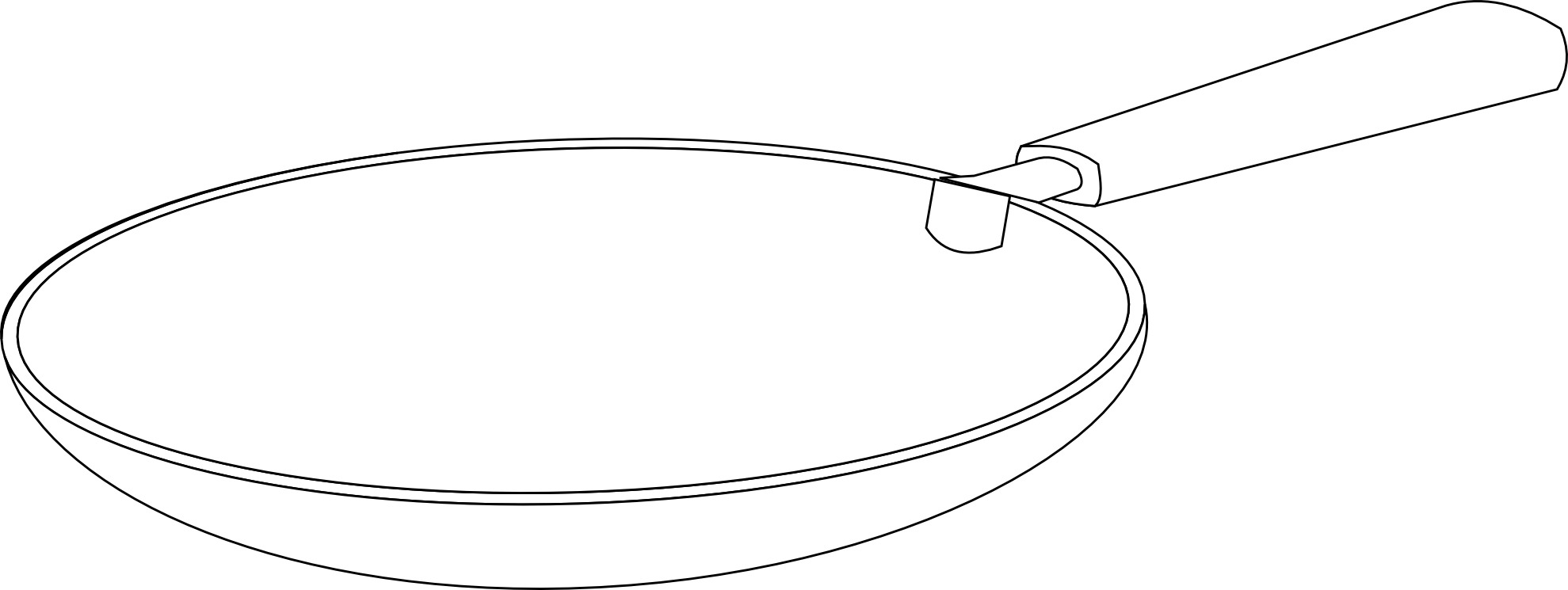 1979x745 Cooking Skillet Clip Art Cliparts