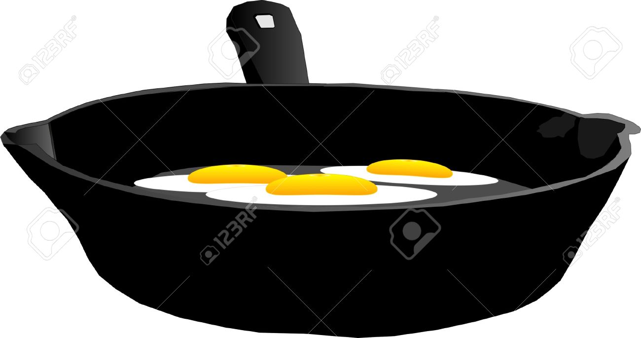 1300x685 Iron Fry Pan Clip Art Cliparts