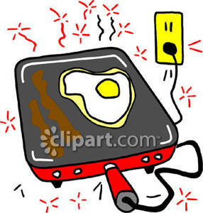 286x300 And Eggs Cooking In An Electric Skillet