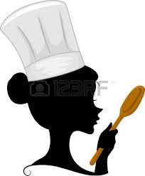 204x248 Chef Lady With Skillet Vector Illustrations