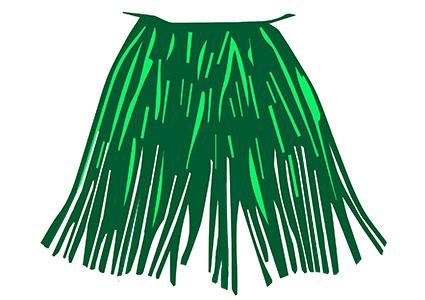 425x300 Hawaiian Skirt Clipart