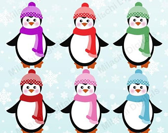 340x270 Penguin Clip Art Etsy