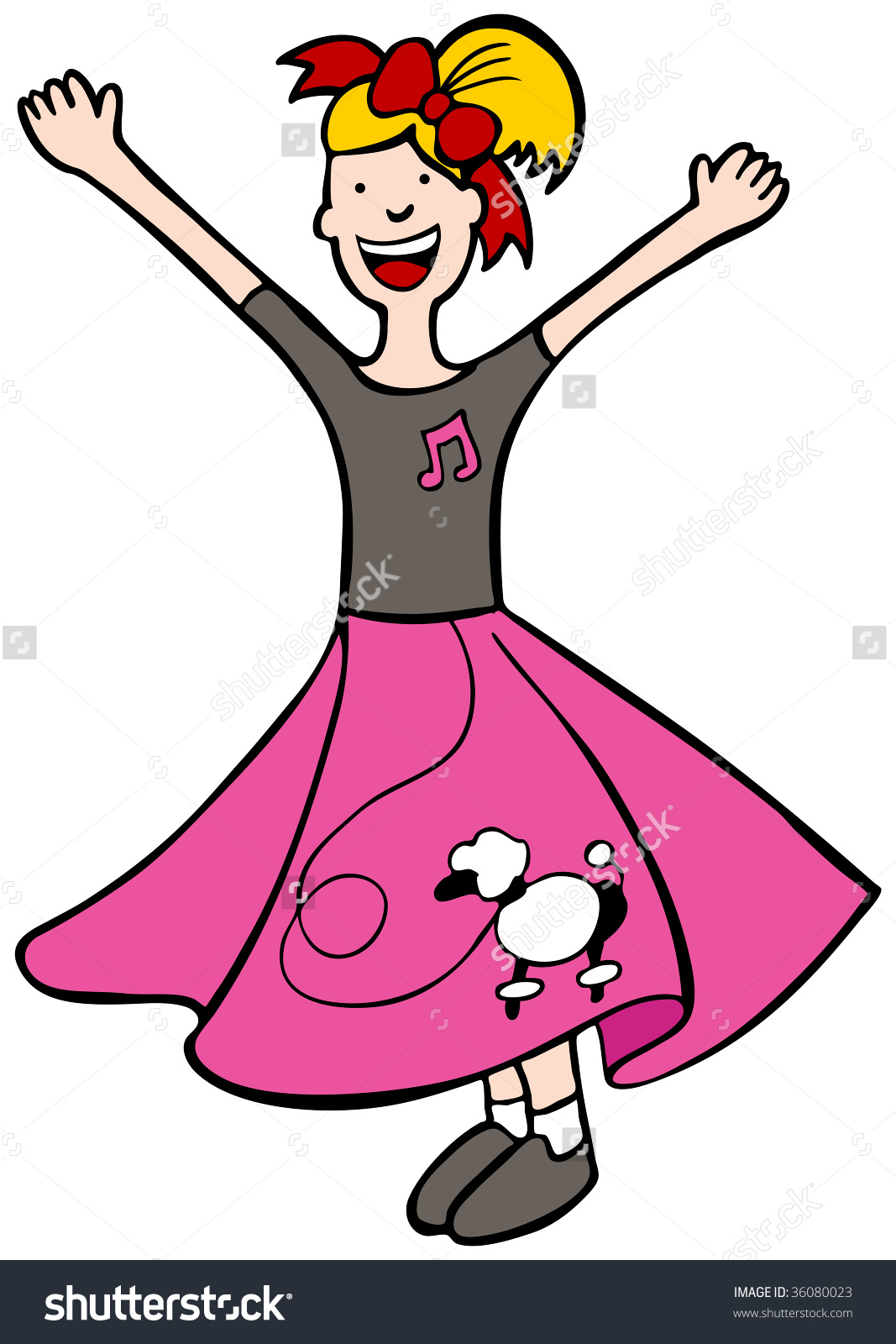 1067x1600 Poodle Skirt Clip Art