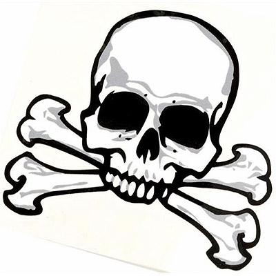 400x400 Tattoo Clipart Skull And Crossbones