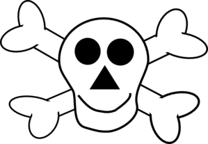 299x207 Cute Skull And Bones Clip Art