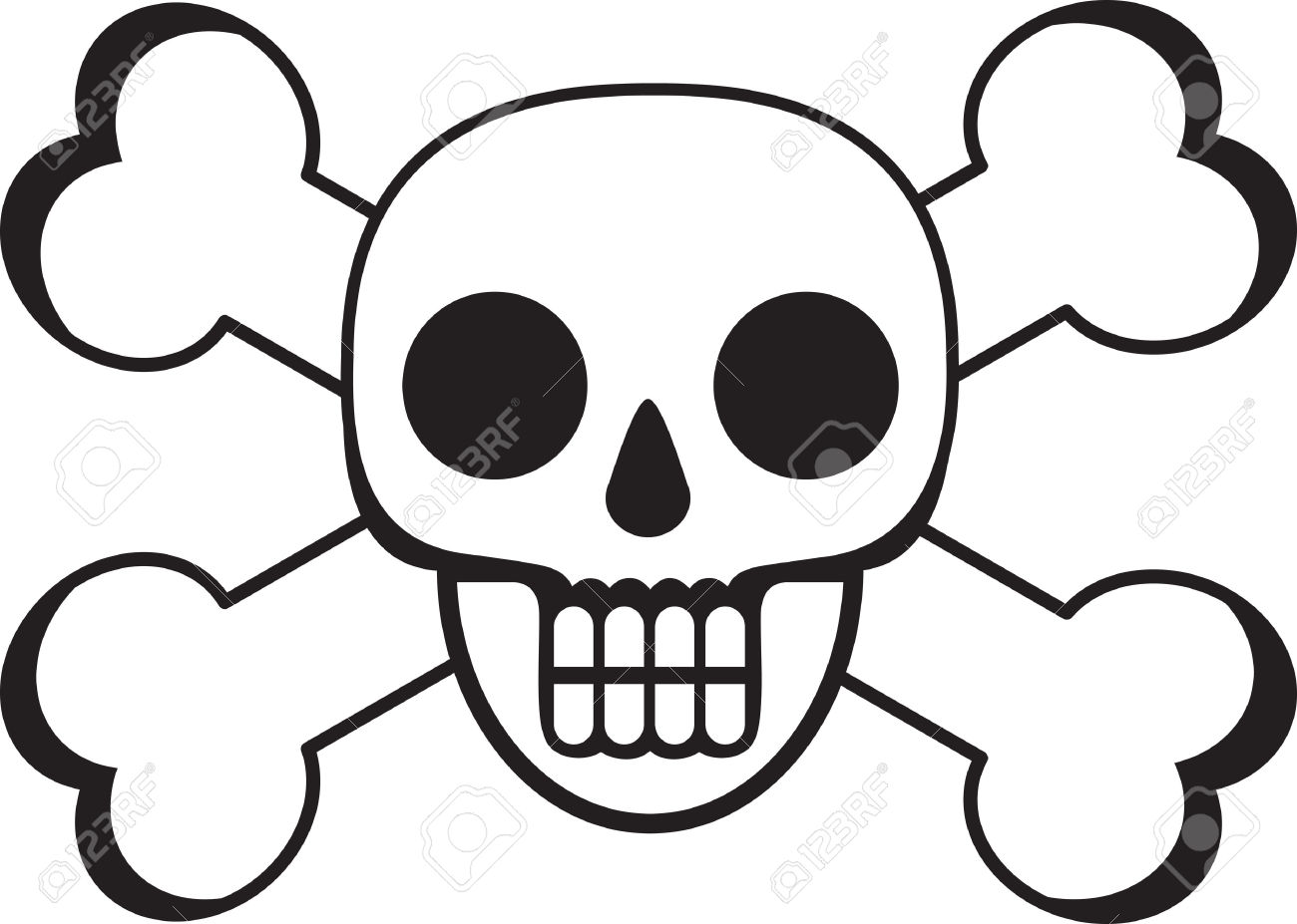 1300x927 Death Clipart Skull And Crossbones