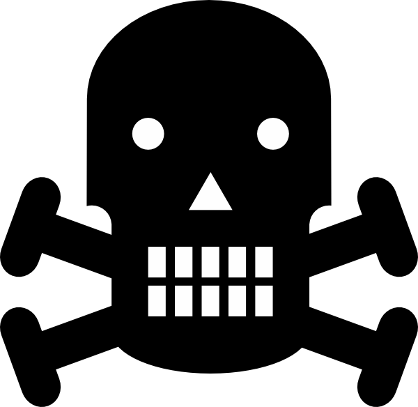 600x584 Skull And Bones 5 Clip Art