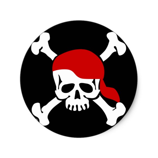 540x540 Skull And Bones Sticker