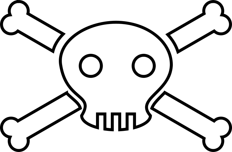 800x525 Death Clipart Skull And Crossbones