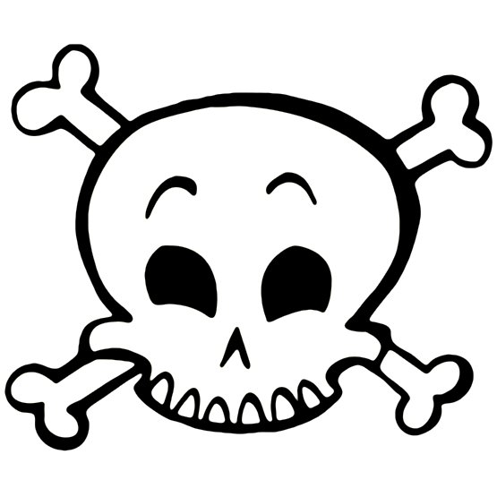 555x555 Skull Clipart