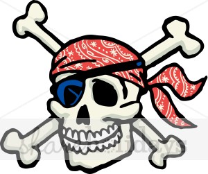 300x251 Skull Crossbones Clipart Party Clipart Amp Backgrounds
