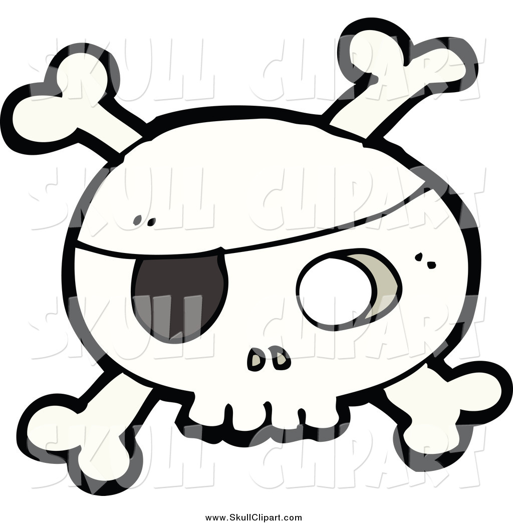 1024x1044 Vector Clip Art Of A Skull With Crossbones And An Eyepatch By