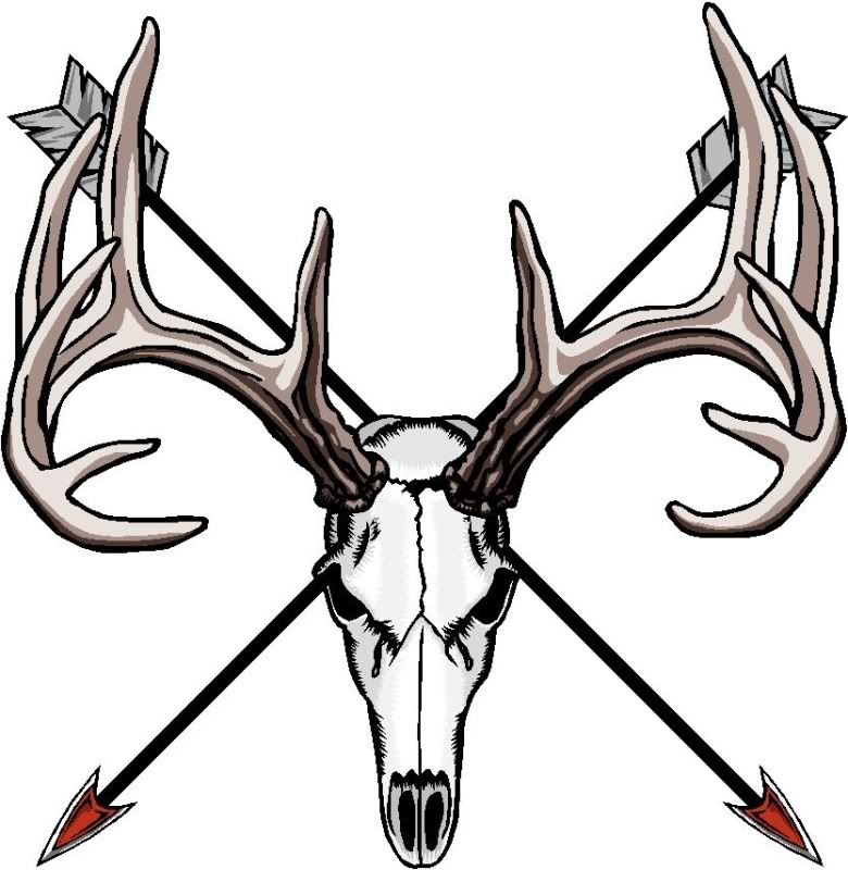 780x800 Deer Head Skull Clip Art