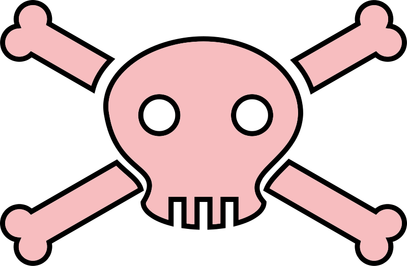 800x523 Skull And Crossbone Clipart