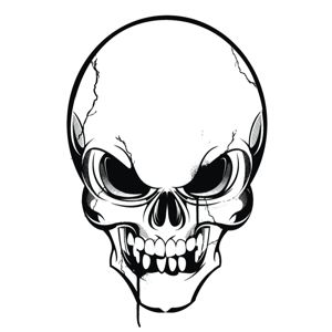 300x300 Skull Clipart Clip Art Library