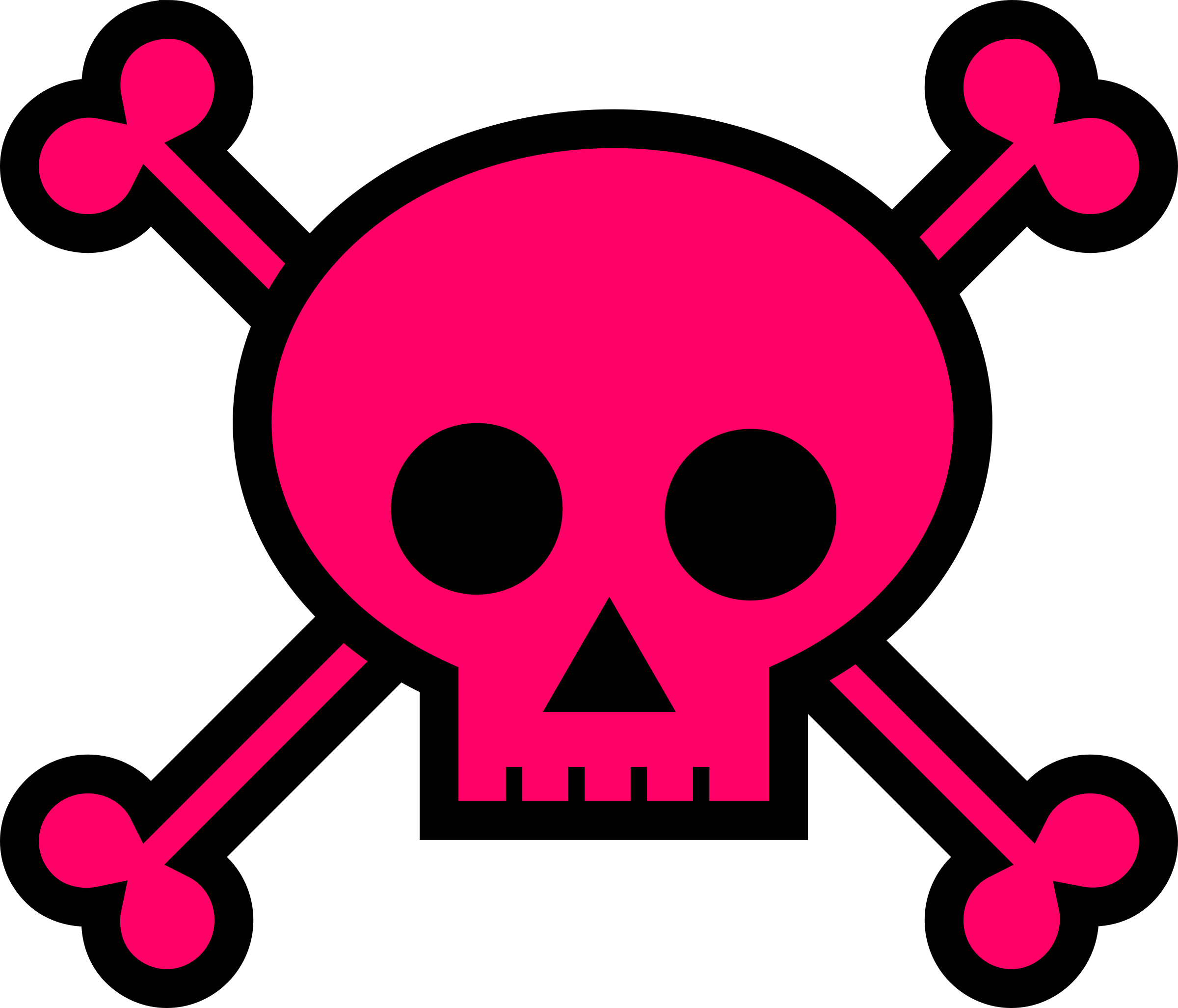 2400x2053 Skull Clipart Poison