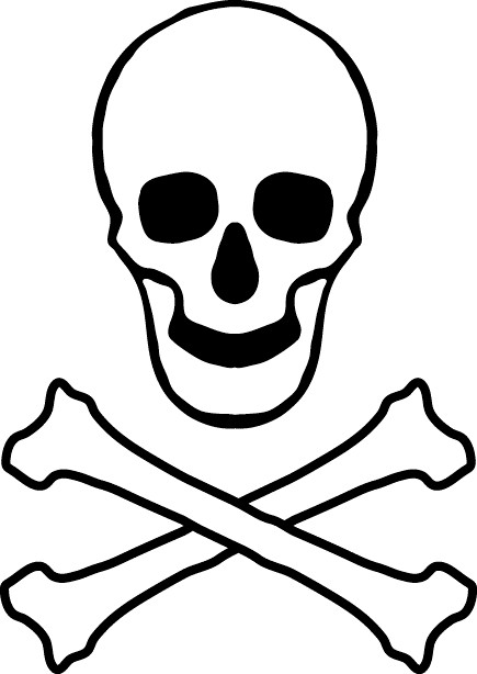 435x614 Skull And Crossbones Pirate