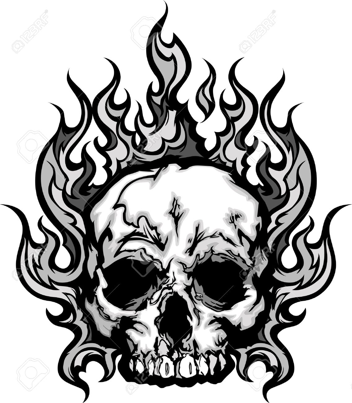 1137x1300 Fire Flame Skull Clipart, Explore Pictures