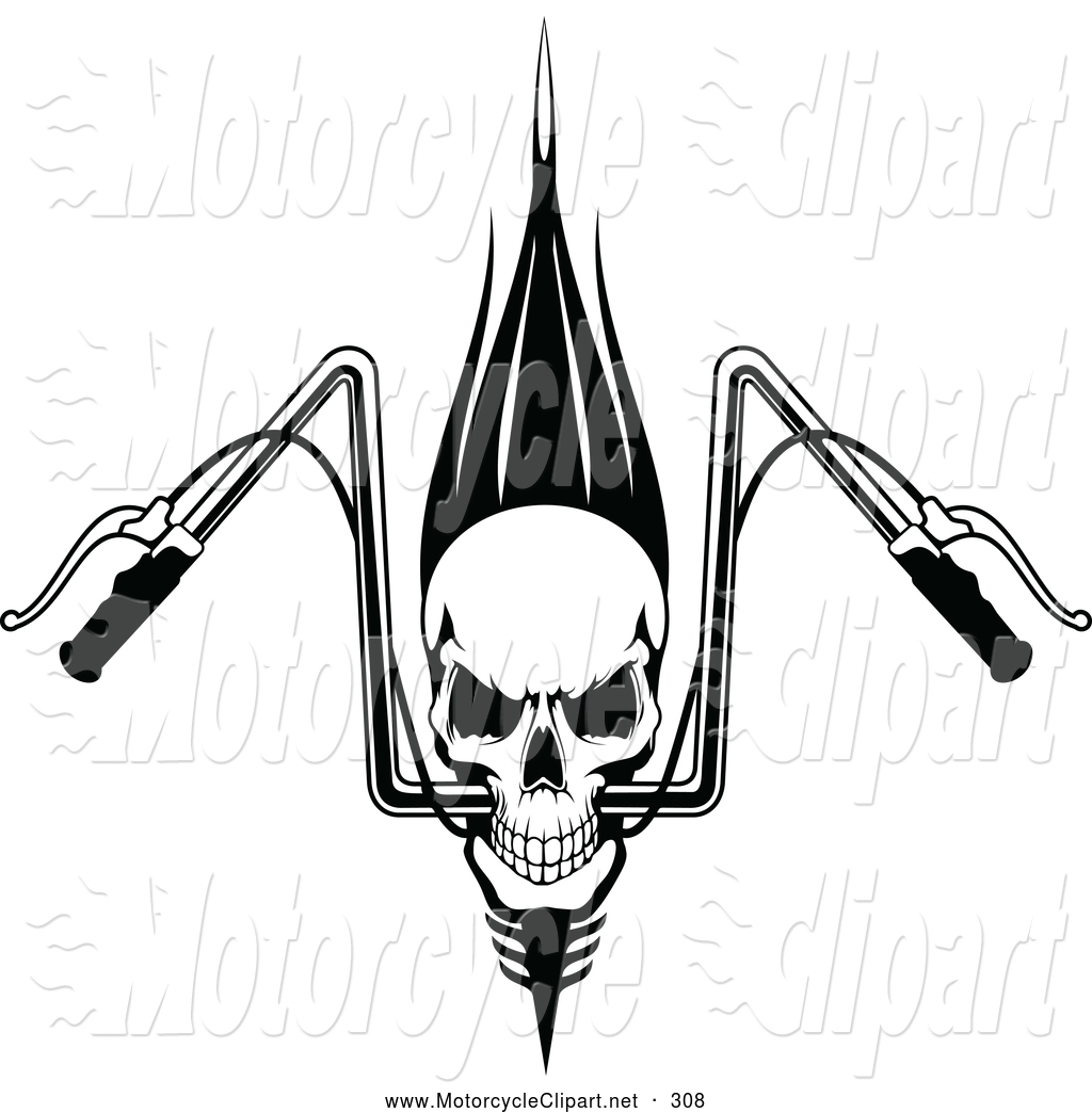 1024x1044 Motorcycle Skull Clipart
