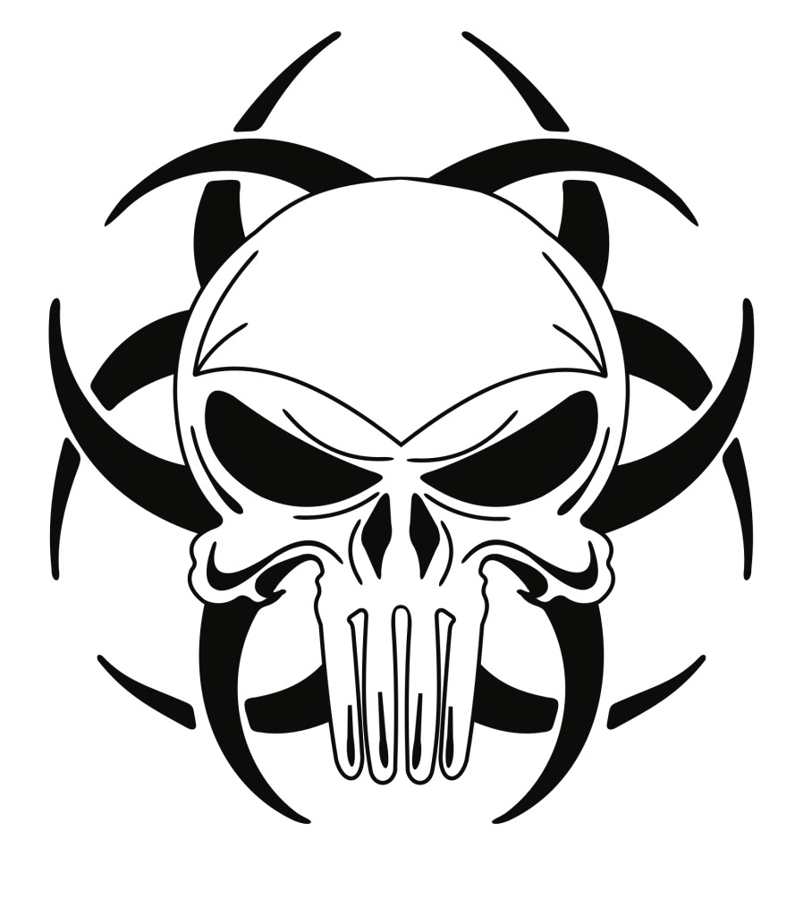 889x1024 Cool Flaming Skull Clipart