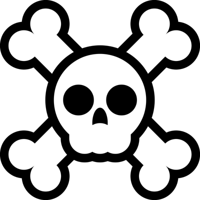 400x400 Skull And Crossbones Free Images