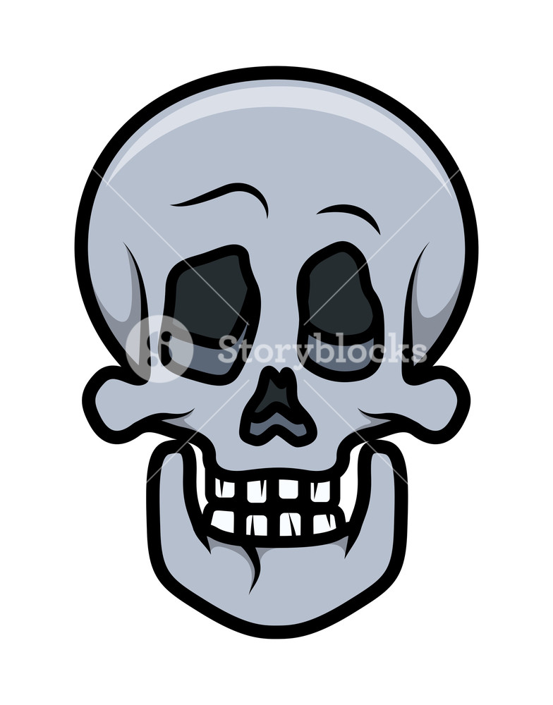 784x1000 Skull Cartoon Tattoo