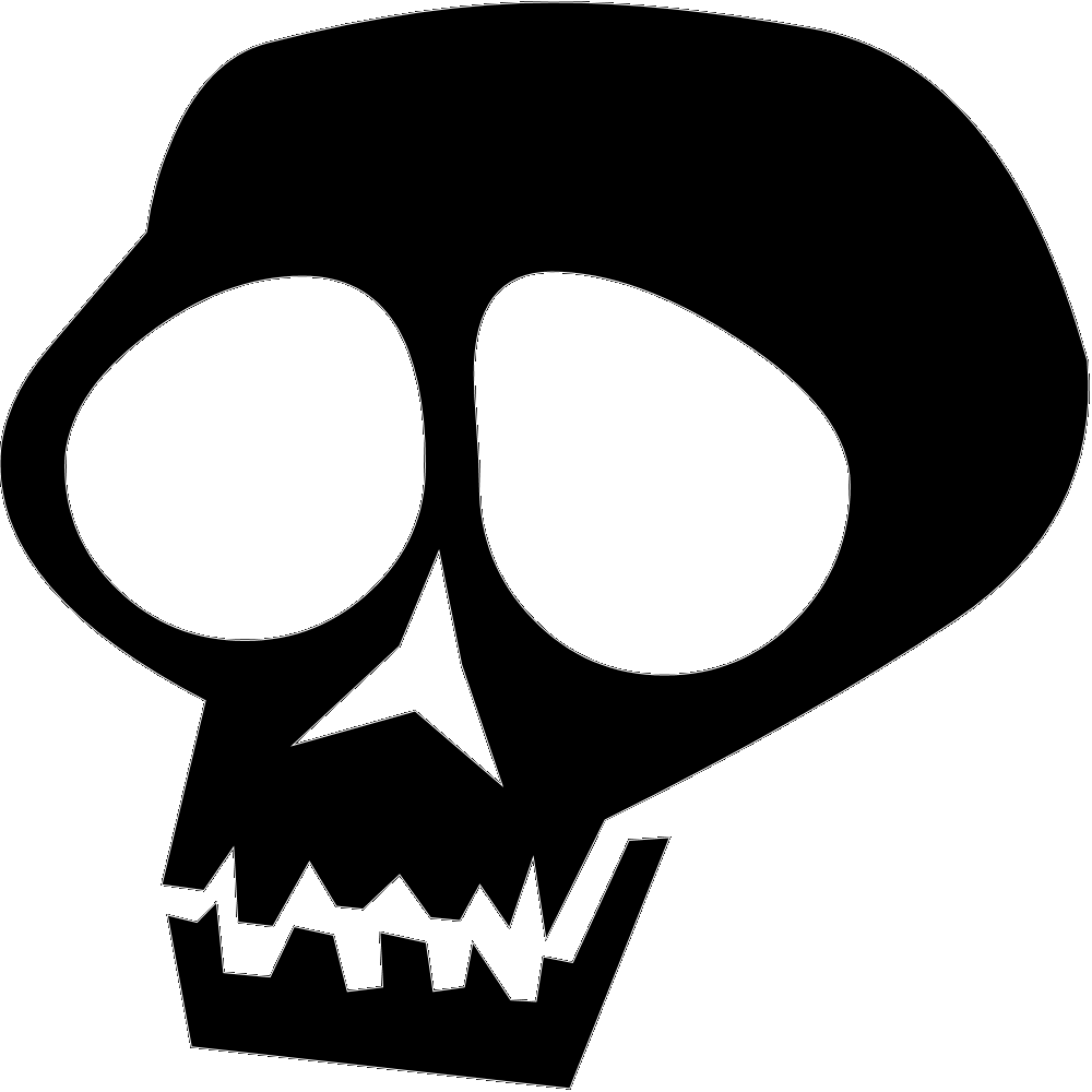 1000x1000 Skull Cartoon