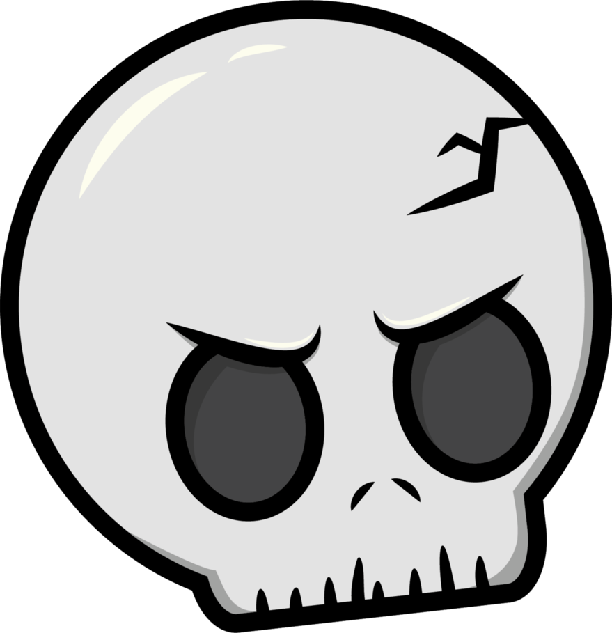 879x909 Skull By Robot Panda22