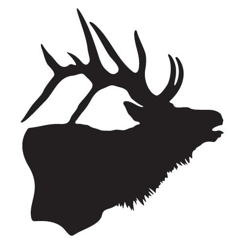500x500 Elk Skull Clipart