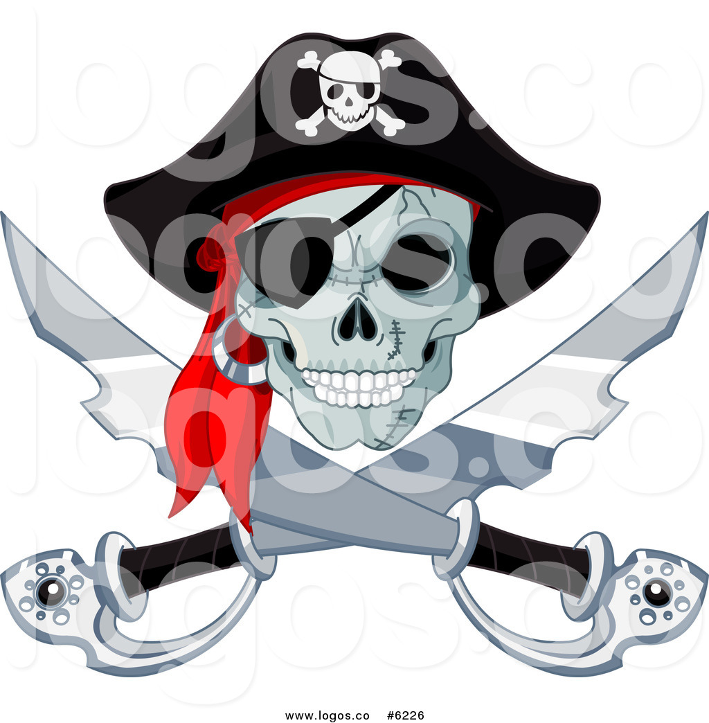 1024x1044 Royalty Free Clip Art Vector Logo Of A Jolly Roger Pirate Skull