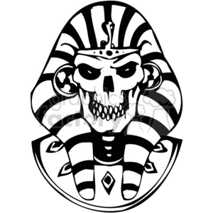 300x300 Royalty Free Skulls 045 368866 Clip Art Images, Illustrations