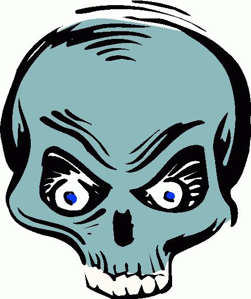 490x584 Skulls Clip Art