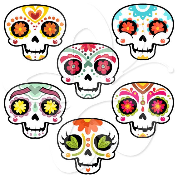 570x570 Sugar Skull Clip Art Many Interesting Cliparts