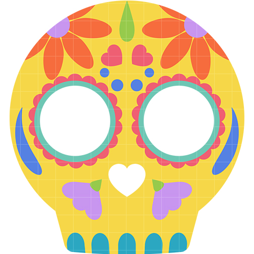 504x504 Sugar Skull Clipart Simple Sugar