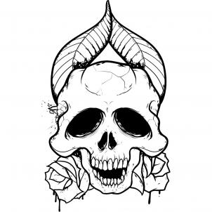 302x302 Skull Clipart Easy