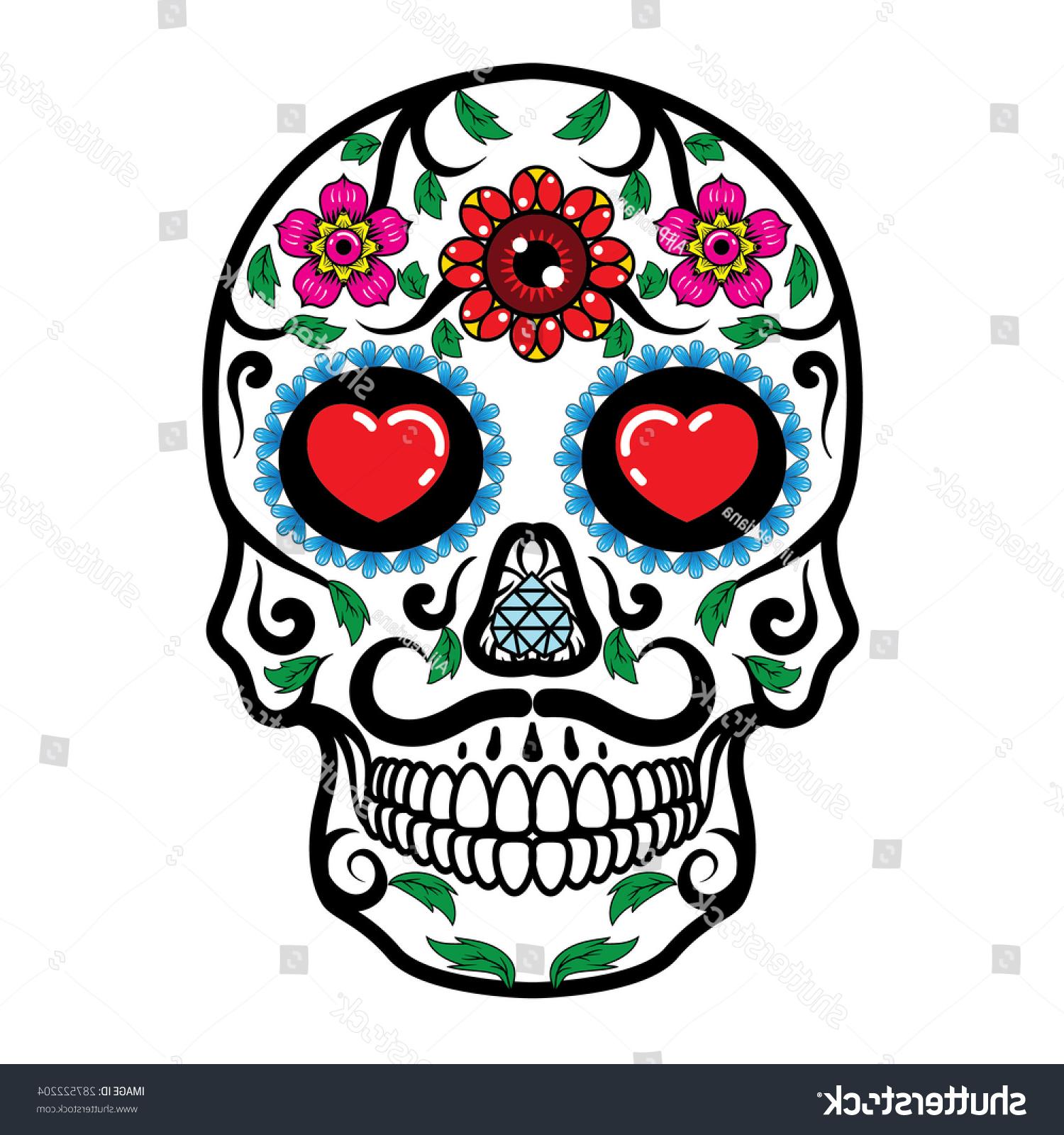 1500x1600 Hd Day Of The Dead Skulls Vector Cdr Free Vector Art, Images