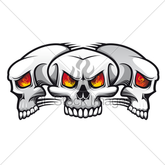 325x325 Danger Skull Gl Stock Images