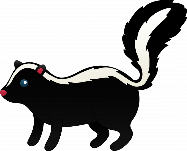 728x588 Adult ~ Skunk Cartoon Images Clip Art On Little Black And White