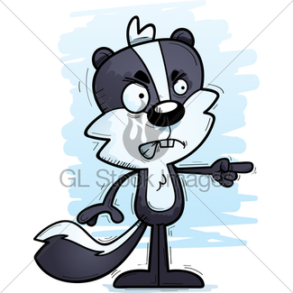 325x325 Angry Cartoon Female Skunk Gl Stock Images