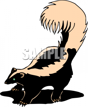 290x350 Skunk Clip Art Clipart Panda