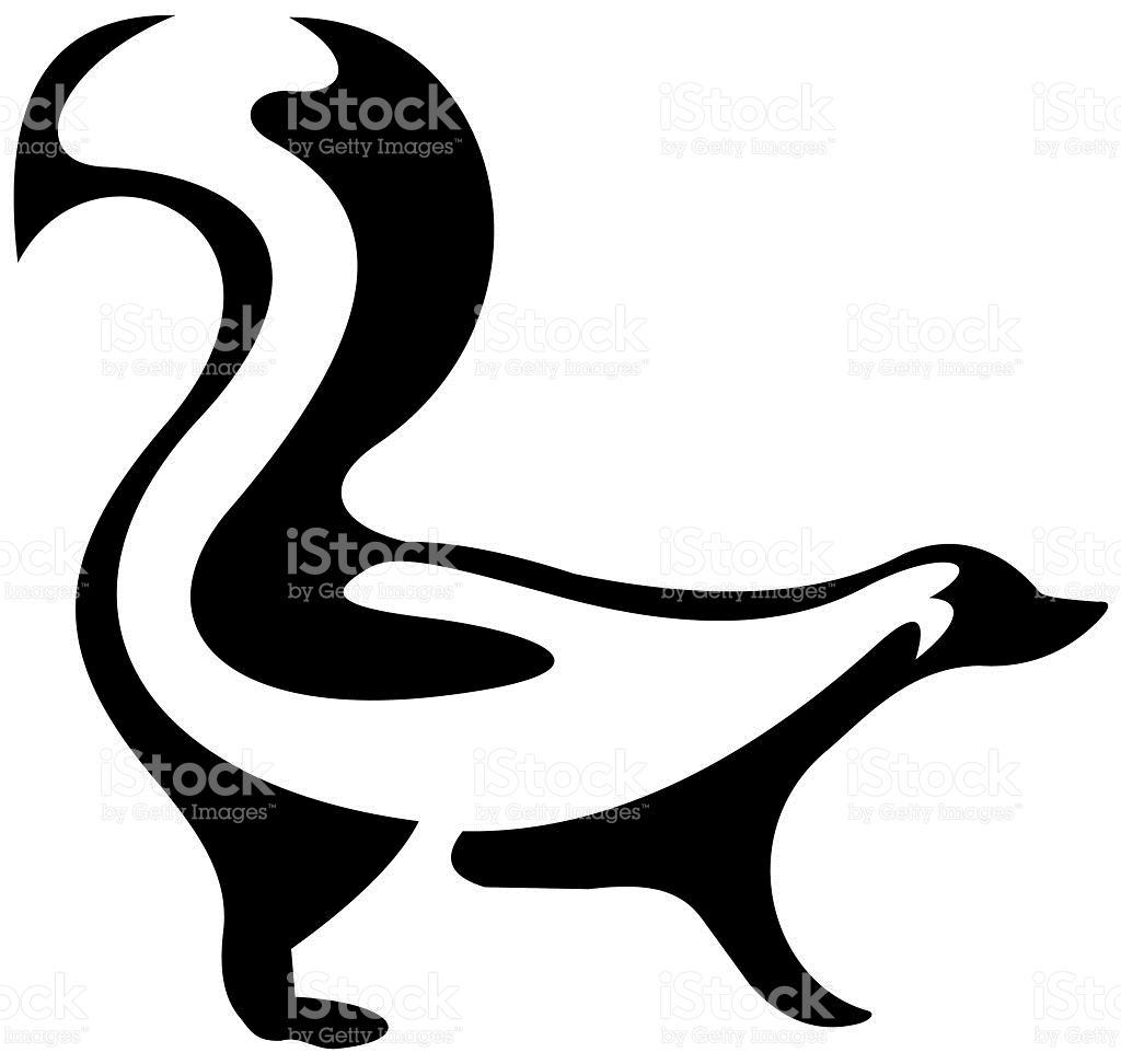 1024x972 Skunk Clip Art