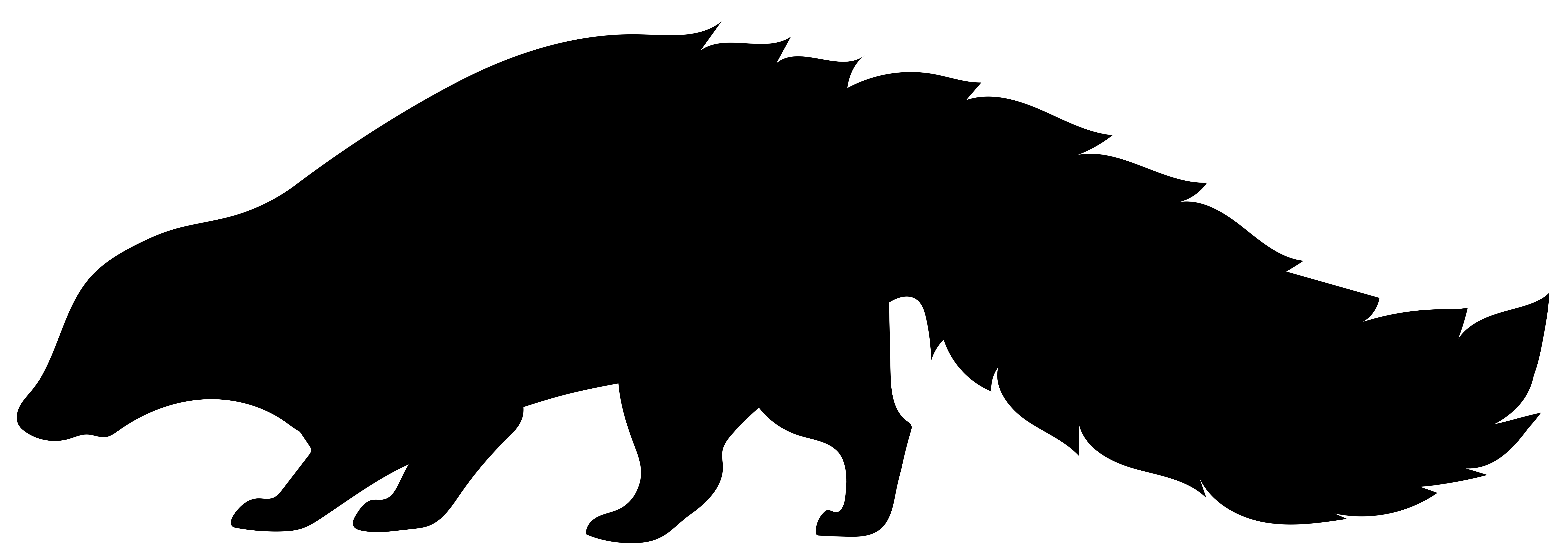 8000x2856 Skunk Silhouette Png Transparent Clip Art Imageu200b Gallery