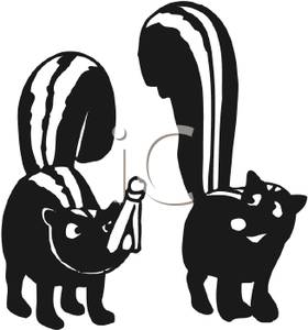 280x300 Cartoon Skunks