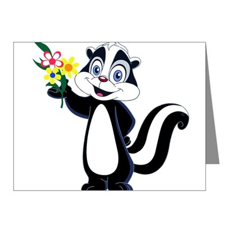 460x460 Skunk Thank You Cards Skunk Note Cards
